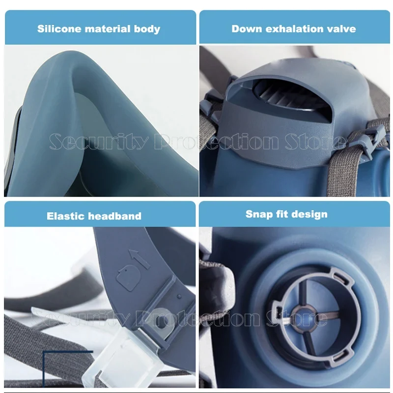 7502 2091 2135 P100 Industry Work Mask 7 In 1 Suit Paint Dust Mask Respirator Spray Dust Respirator Filters for 3m 7502 Mask