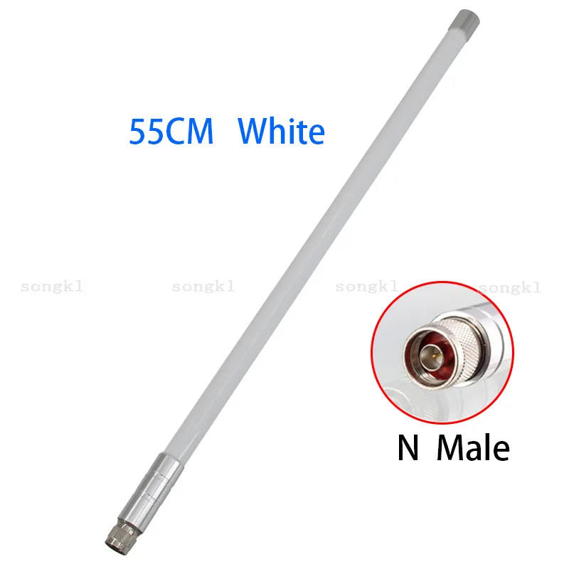 2.4G/ 5.8g Dual-band Route OMNI High-gain Antenna N Male 5G R AP Base Station WIFI Outdoor Waterproof Glass Fiber Antenna