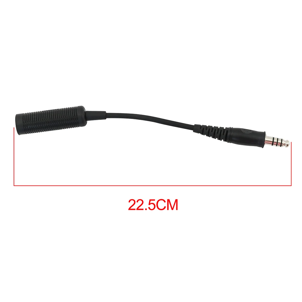 U-174 NATO/Military To Civilian Tactical Headset PTT Adapter Cable, for PTT Connection To The Original Military-defined Headset