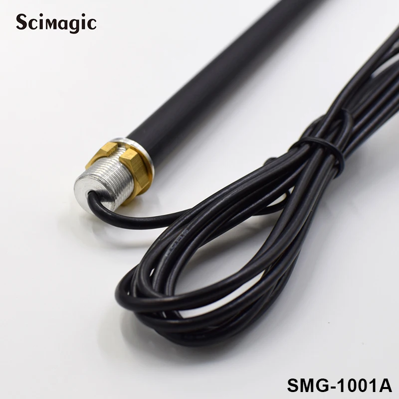 Up to 250m Outdoor Antena 433MHz Garage Gate Remote Control Radio Signal Booster Wireless Repeater 433.92 MHz RG174 2m Cable
