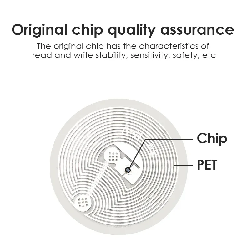 6pcs NFC Ntag213 Ntag215 Ntag216 TAG Sticker 213 13.56MHz Universal Label RFID Token Patrol Ultralight for Amiibo Etc