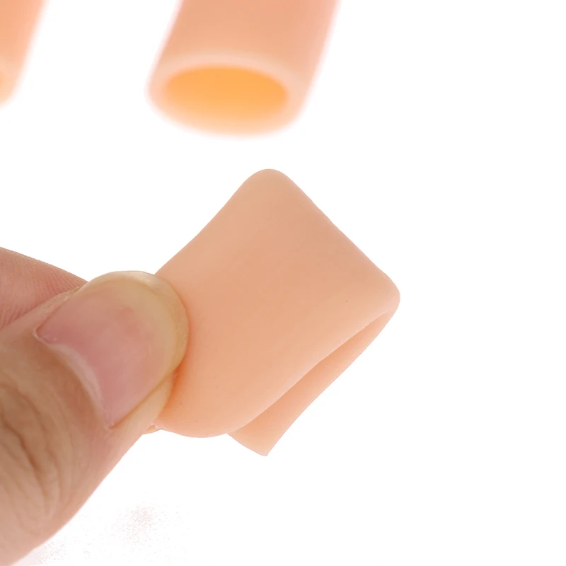 10pcs/set Silicone Gel Tube Hand Bandage Finger Protector Pain Relief Thumb Cap