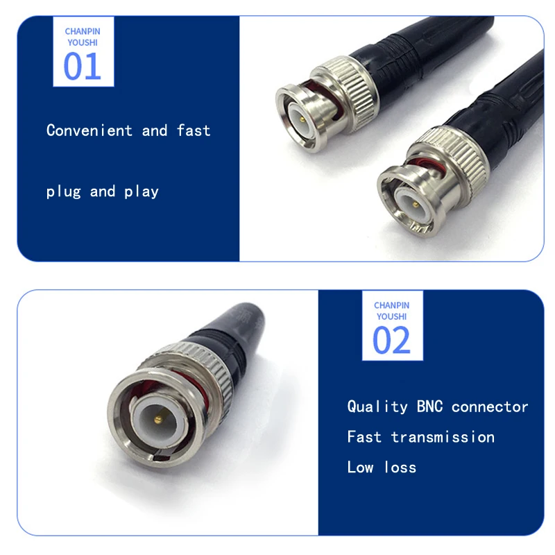 5/10pcs Solderless Bnc Straight Rubber Connectors Or Bnc 90 Degree Bent Rubber Wiring Male Q9 Surveillance Camera Plugs
