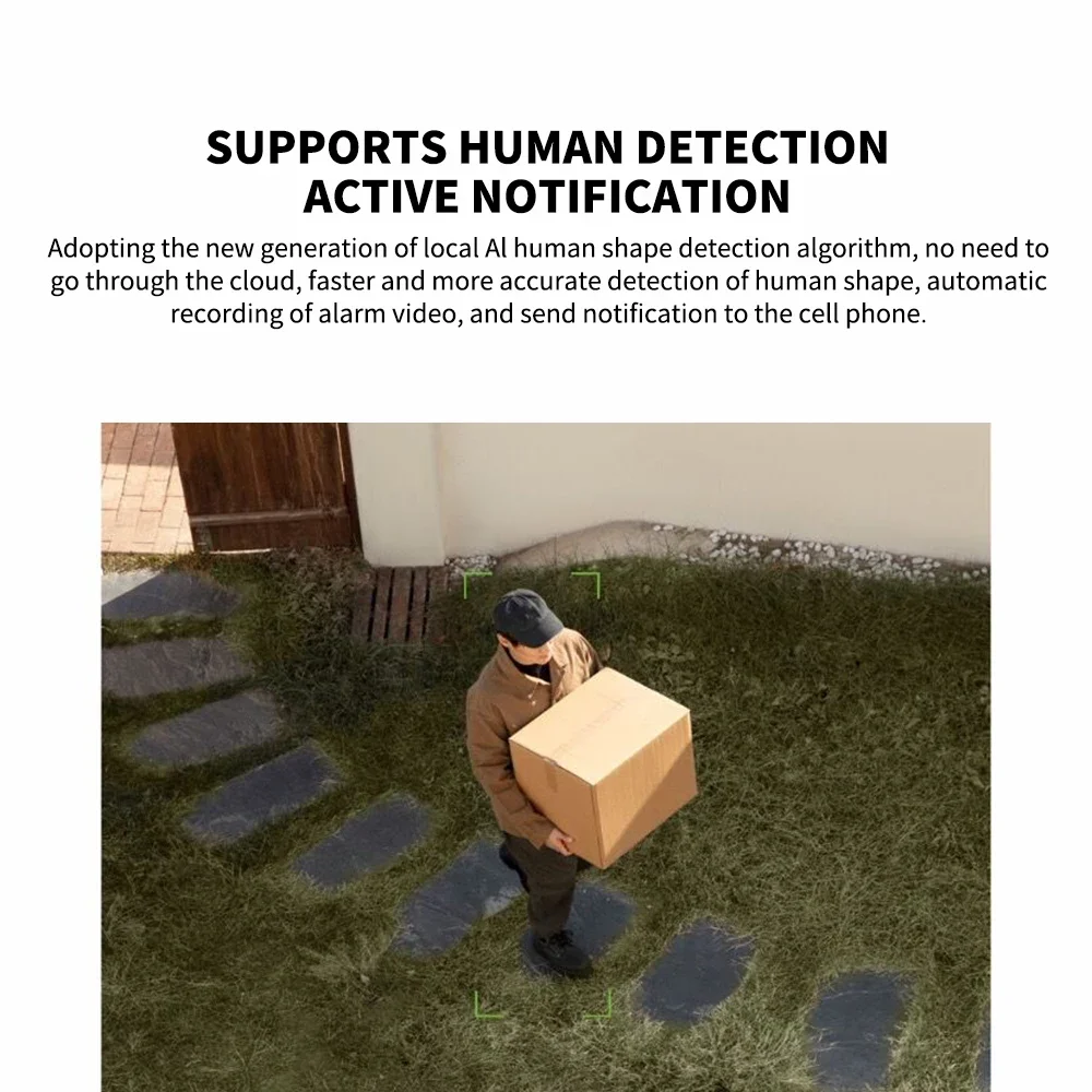 XIAOMI Outdoor Camera CW300 2.5K Full Color Night Vision 4 Million Pixels IP66 Human Tracking Sound And Light Warning Voice Call