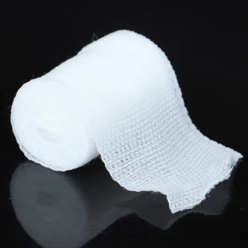 10 rolls/lot 5cmx4.5m PBT Elastic Bandage First Aid Kit Gauze roll Dressing