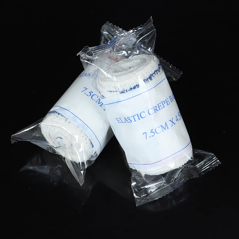 10 rolls/lot 5cmx4.5m PBT Elastic Bandage First Aid Kit Gauze roll Dressing