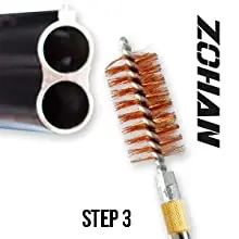 ZOHAN Gun Cleaning Kit for 12 Gauge Shotgun Cleaning Kit Universal Brush Shotgun Cleaner for Hunting Shooting