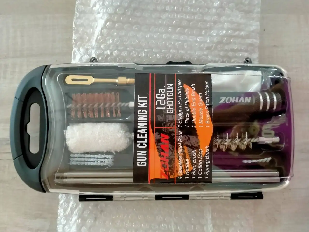 ZOHAN Gun Cleaning Kit for 12 Gauge Shotgun Cleaning Kit Universal Brush Shotgun Cleaner for Hunting Shooting