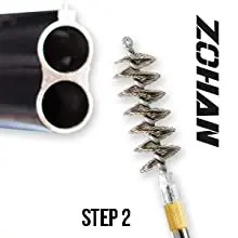 ZOHAN Gun Cleaning Kit for 12 Gauge Shotgun Cleaning Kit Universal Brush Shotgun Cleaner for Hunting Shooting