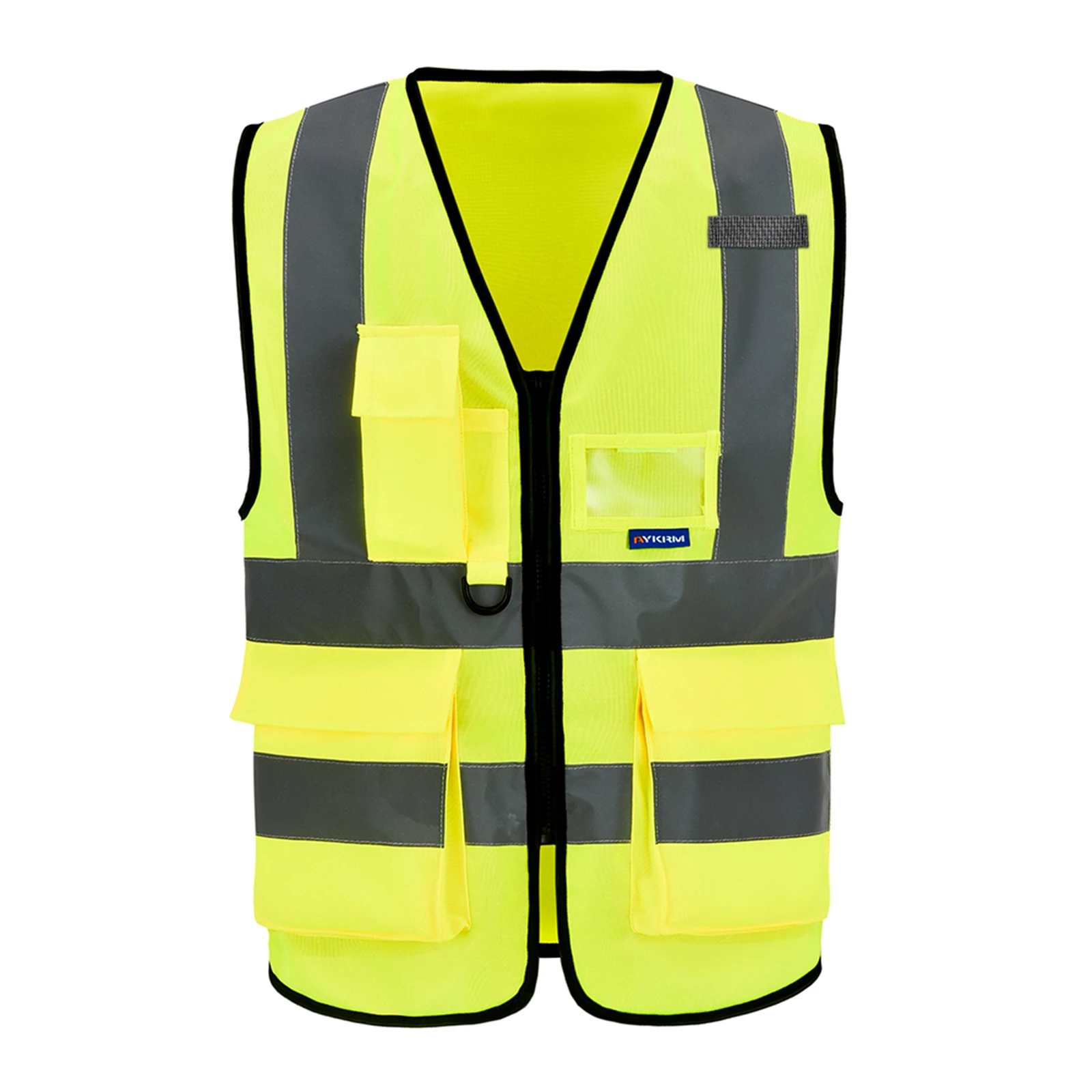 AYKRM 21 Colour (XS-8XL) Hi Vis Viz High Visibility Reflective Zip Pocket Security Waistcoats Jacket Workwear Vests