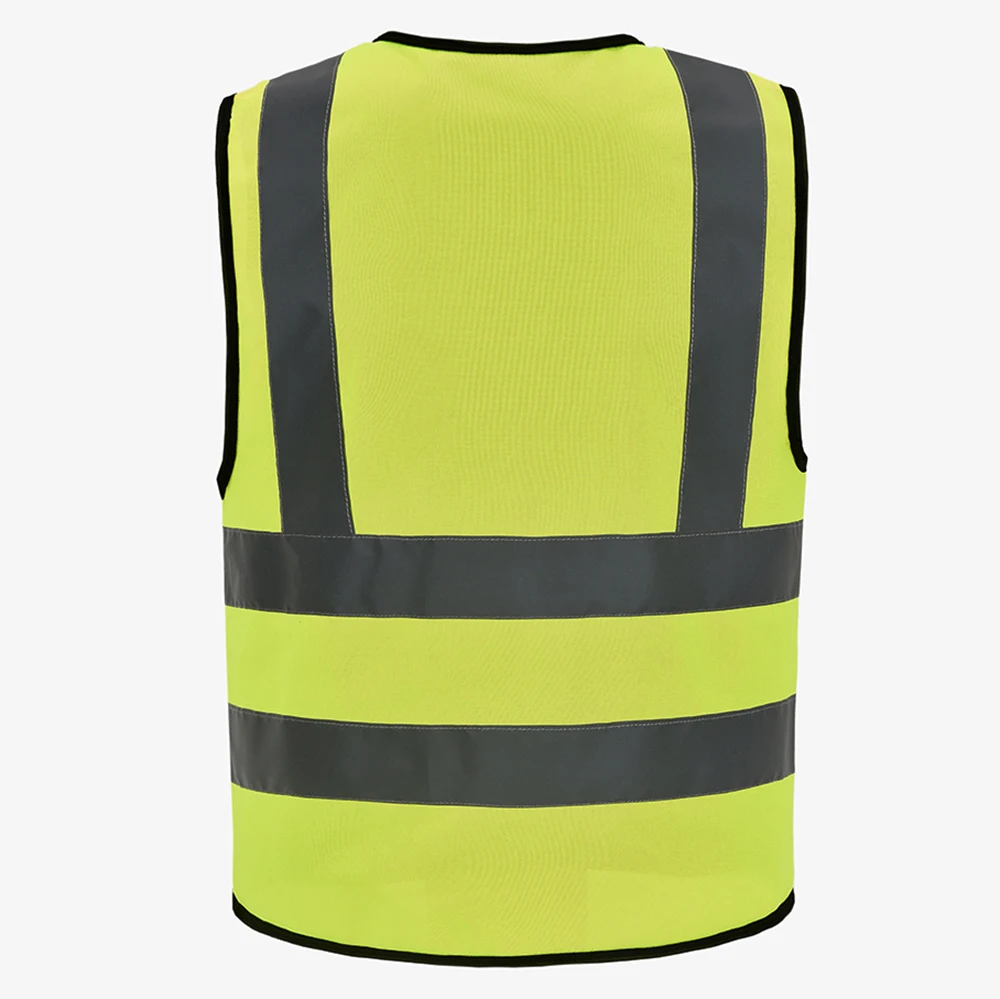 AYKRM 21 Colour (XS-8XL) Hi Vis Viz High Visibility Reflective Zip Pocket Security Waistcoats Jacket Workwear Vests