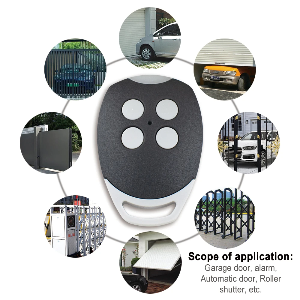 GOL4 BIXLS2 BIXLP2 BIXLG4 433.92MHz Rolling Code Remote Control For Garage Door Gate