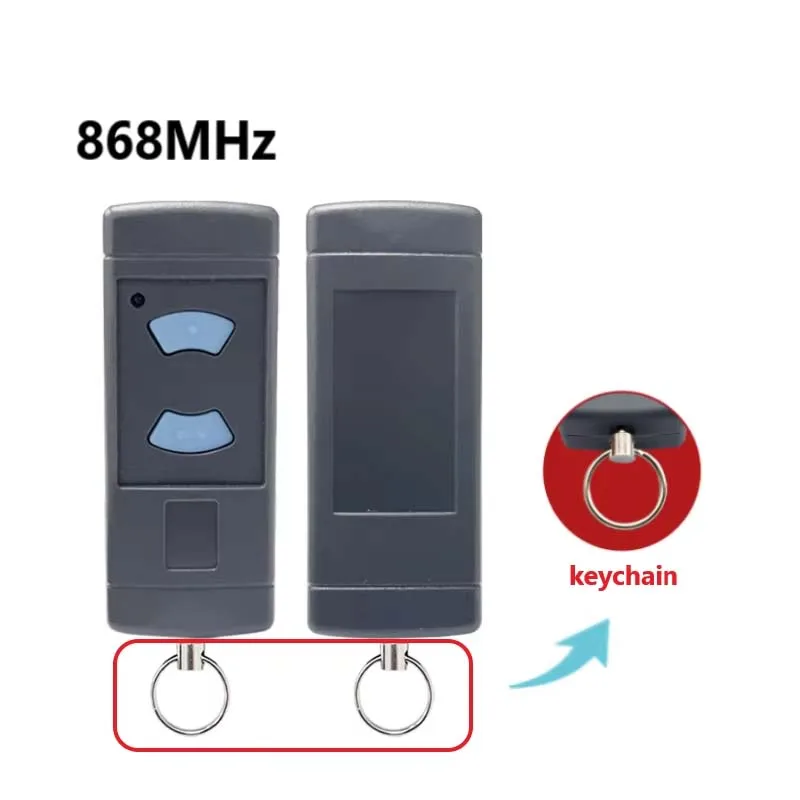 For HORMANN HSM4 868mhz Pilot HSE2 HSE4 HS4 Garage Gate Remote Control HSM2 Handheld Transmitter Command with Keychain 868.35mhz
