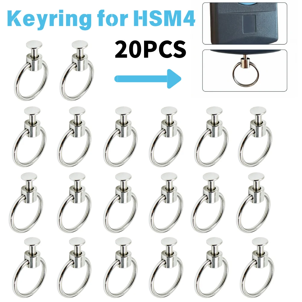 For HORMANN HSM4 868mhz Pilot HSE2 HSE4 HS4 Garage Gate Remote Control HSM2 Handheld Transmitter Command with Keychain 868.35mhz