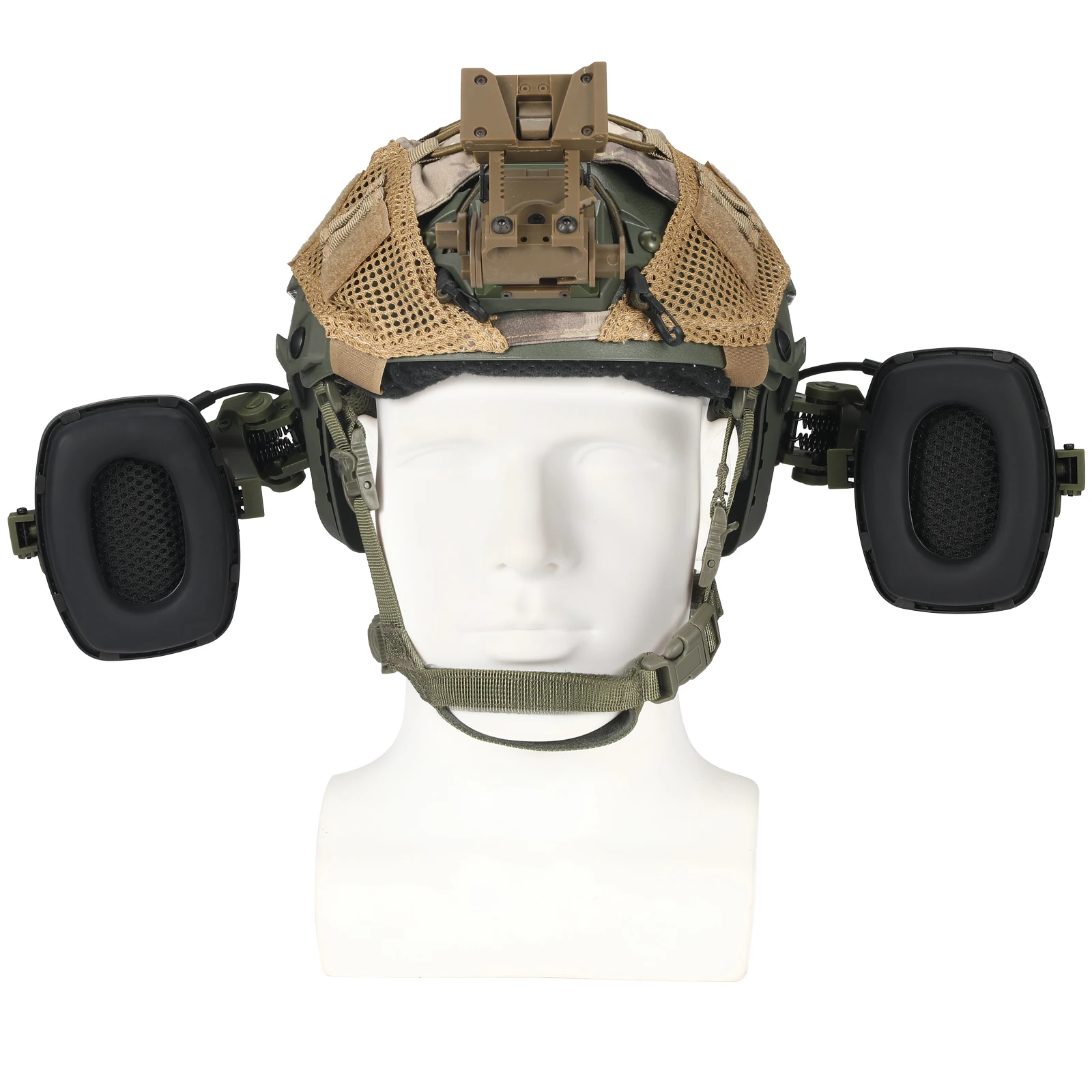 Impact Sport Electronic Shooting Headset Helmet Mounted Ver Hunting Pickup Noise Reduction Hearing Protection Tactical Headset