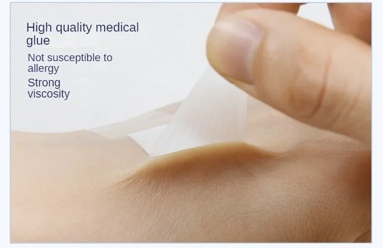 120pcs PU Transparent Waterproof Band Aid Adhesive Medical Strips Plaster for Wound Sports Bathing