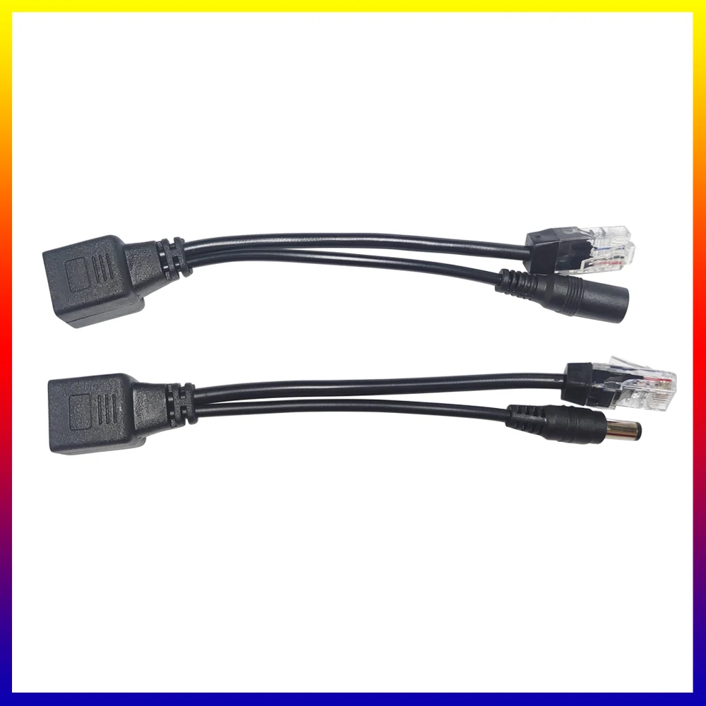 Hot POE Cable Passive Power Over Ethernet Adapter Cable POE Splitter Injector Power Supply Module 12-48v For IP Camera