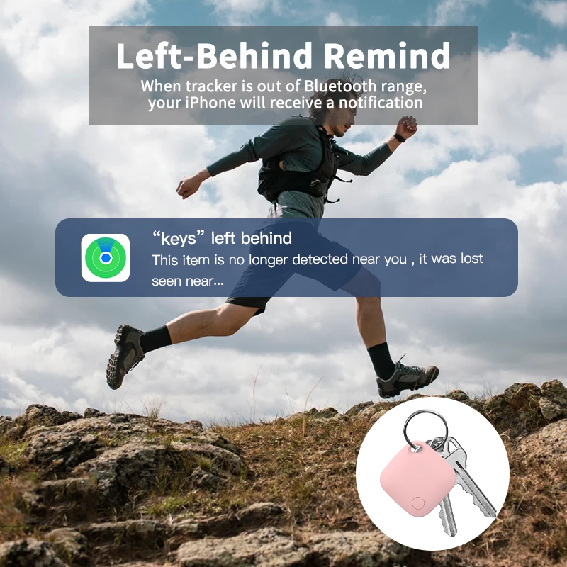 Long-Distance Tracker Beyond Bluetooth Range Tracking Finder For Apple Find My Locate Keys Bag Toys Smart Tag for IOS iPhone