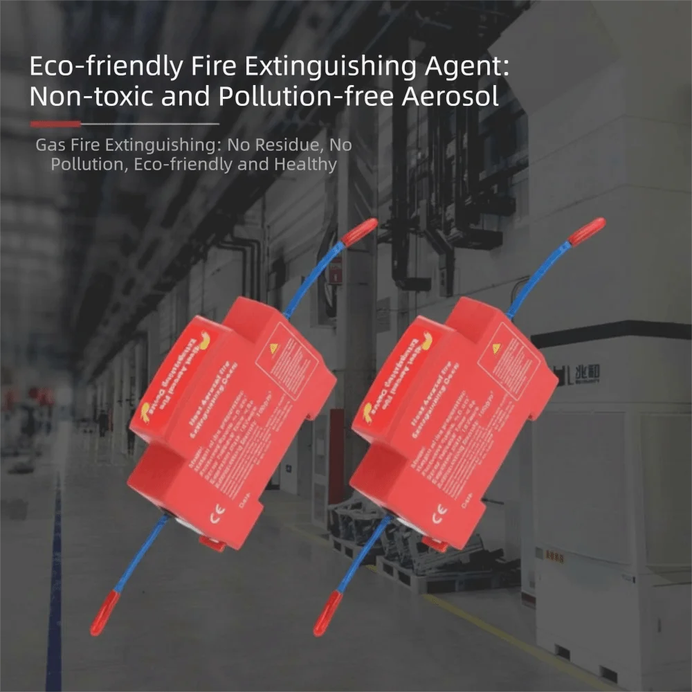 Dual-Line Design Flame Retardant Device Flame Retardant Non Pollution Fire Extinguishing Device DIN Rail Mount