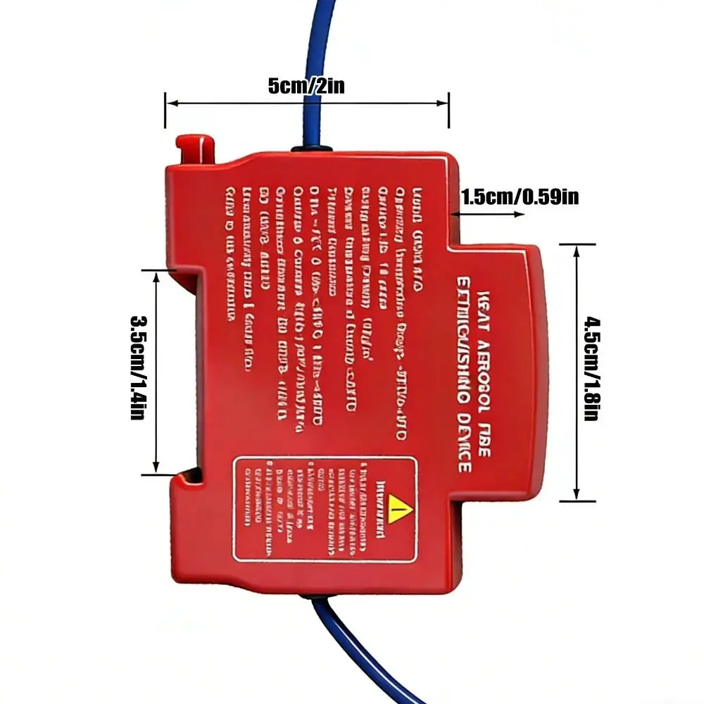 Dual-Line Design Flame Retardant Device Flame Retardant Non Pollution Fire Extinguishing Device DIN Rail Mount