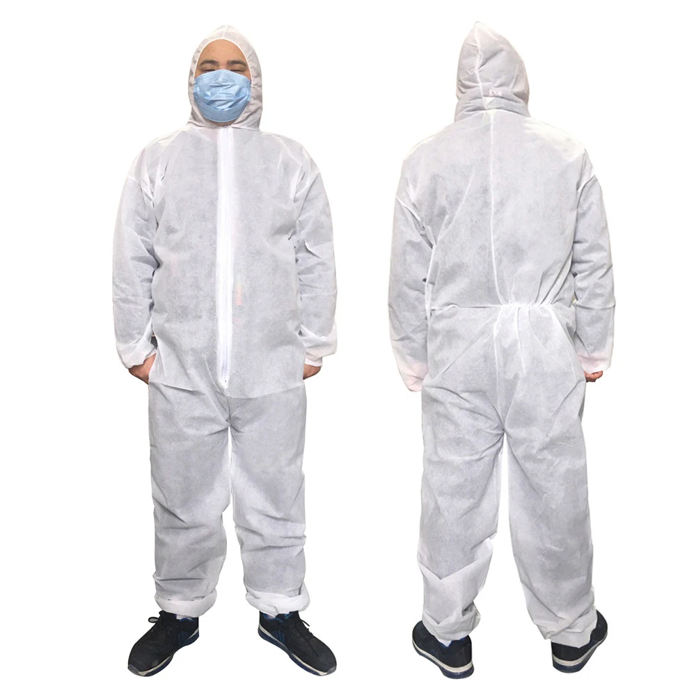 Protective Disposable Waterproof Oil-Resistant Work Safety Clothing Spary Painting Cover All Protection Clothes Overall Suit