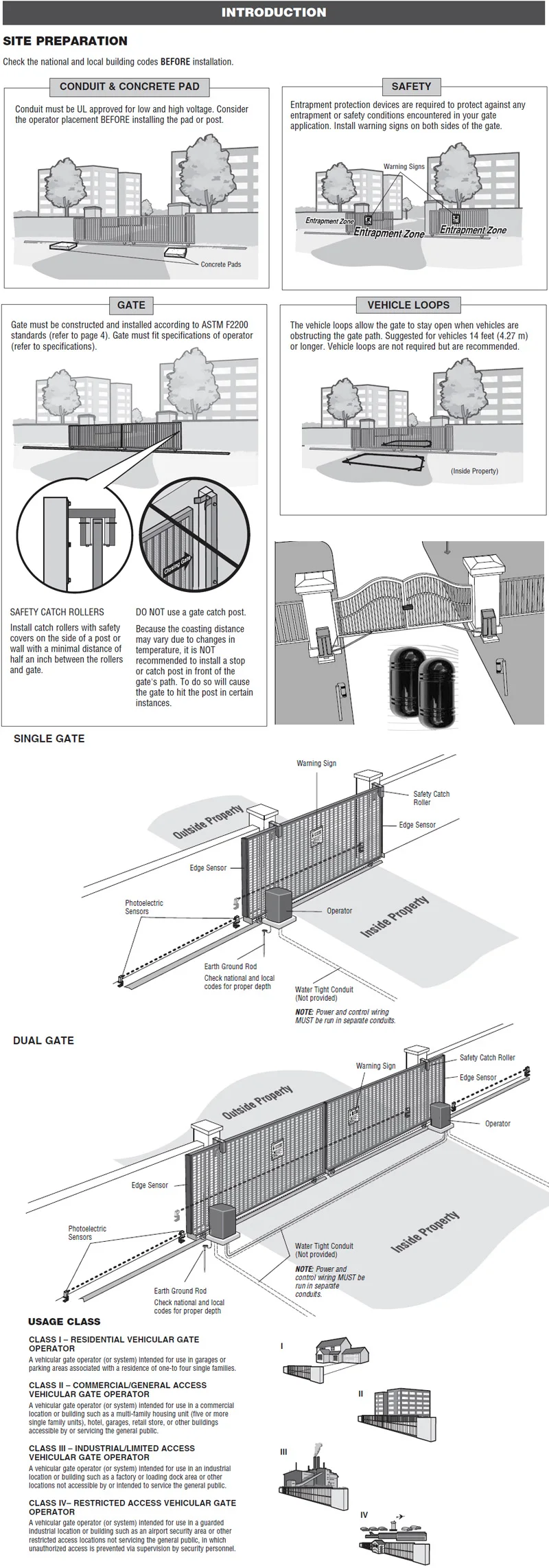6m Steel Racks And Automatic 1800KGS Sliding Gate Opener With Complete Kit (Accessories Optional)