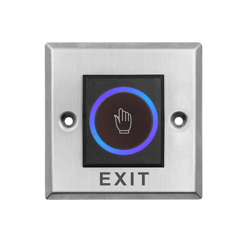 Infrared Induction No Touch Exit Button Release Switch Opener NO COM NC LED Light for Door Access Control System Entry Open