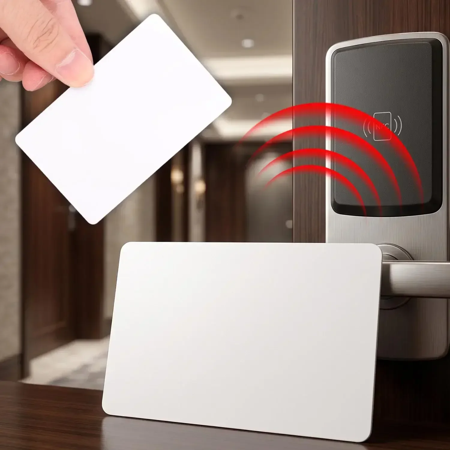 2-20Pcs Ntag216 Ntag215 Ntag213 Blank NFC Cards PVC Tags NFC215 13.56Mhz TagMo Waterproof RFID NFC PVC Keycard Phone 504 Bytes