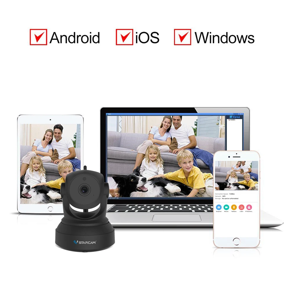 Vstarcam 3MP HD Wireless WiFi IP Camera Surveillance CCTV Camera 1080P Home Security IR Night Vision PTZ Baby Monitor Camera