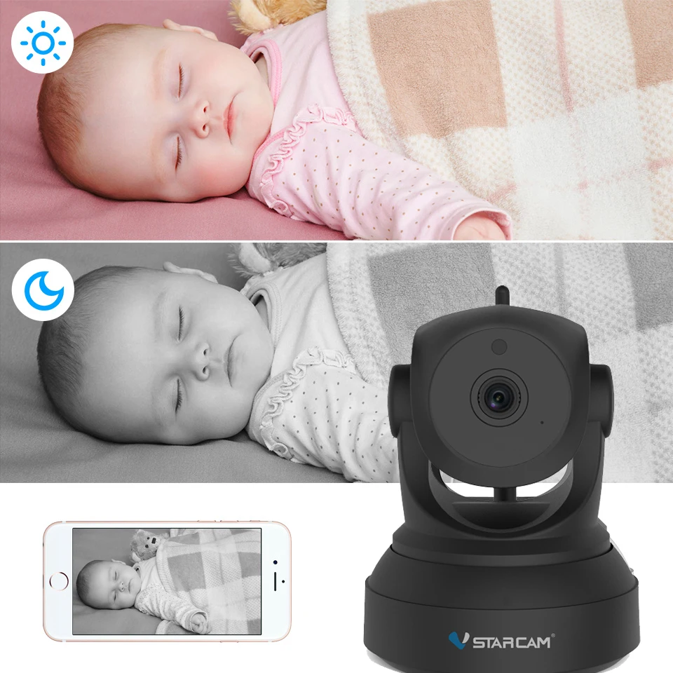Vstarcam 3MP HD Wireless WiFi IP Camera Surveillance CCTV Camera 1080P Home Security IR Night Vision PTZ Baby Monitor Camera