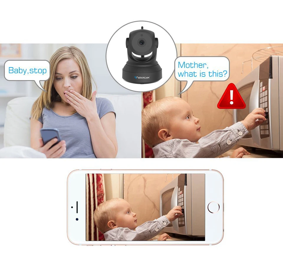 Vstarcam 3MP HD Wireless WiFi IP Camera Surveillance CCTV Camera 1080P Home Security IR Night Vision PTZ Baby Monitor Camera