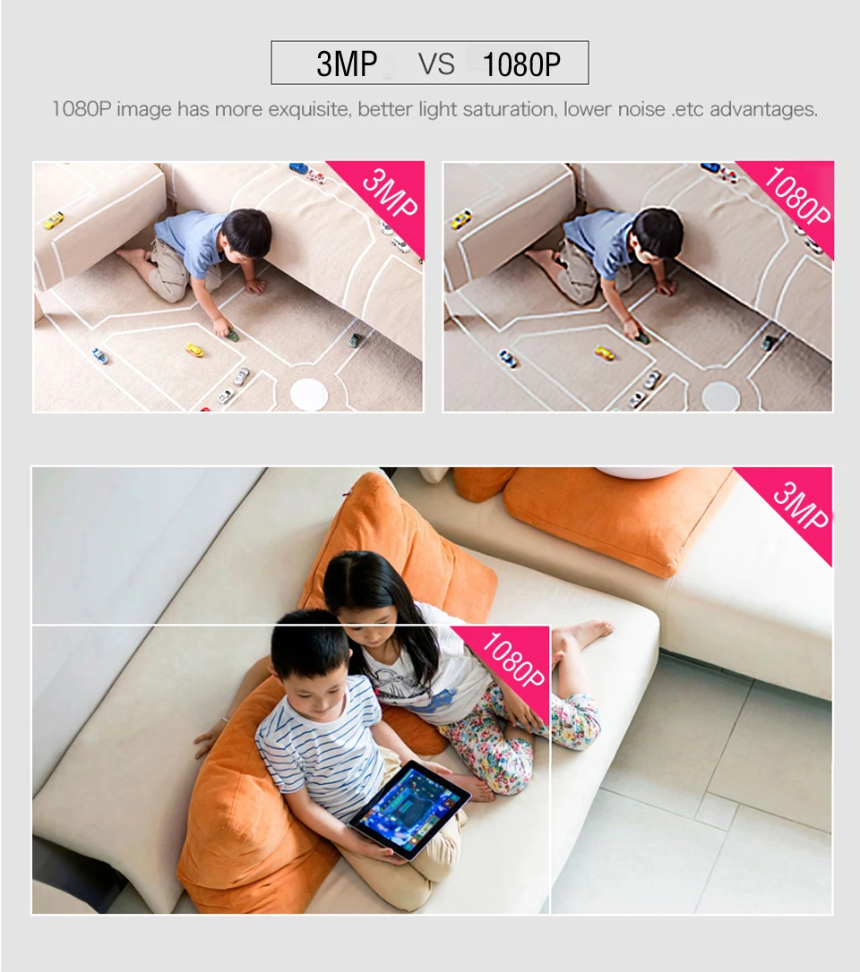 Vstarcam 3MP HD Wireless WiFi IP Camera Surveillance CCTV Camera 1080P Home Security IR Night Vision PTZ Baby Monitor Camera