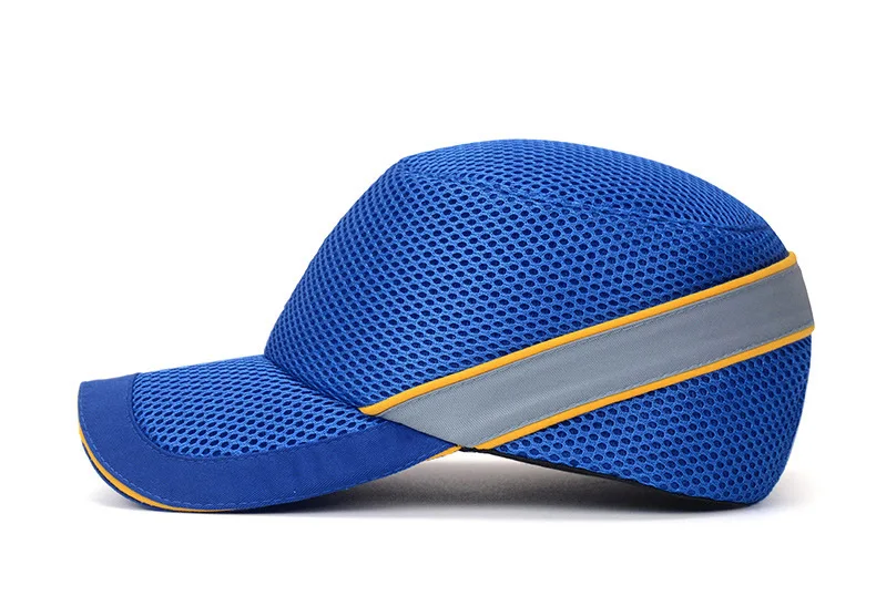 Net Cloth Hi-Viz Anti-collision Safety Bump Cap Baseball Hat Style Hard Hat Helmet Head Protection For Work Factory Repairing