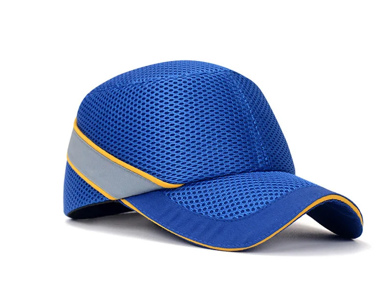 Net Cloth Hi-Viz Anti-collision Safety Bump Cap Baseball Hat Style Hard Hat Helmet Head Protection For Work Factory Repairing