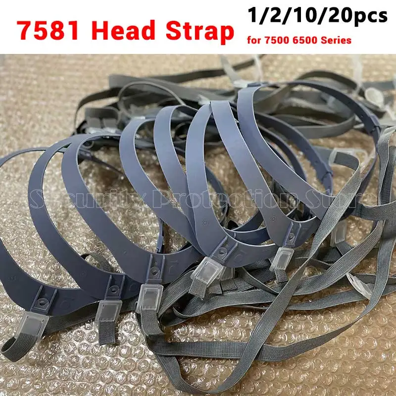 7500 6500 Series Accessories Head Harness Assembly 7581 Head Strap Respiratory Replacement for 3M 7501 7502 7503 6501 6502 6503