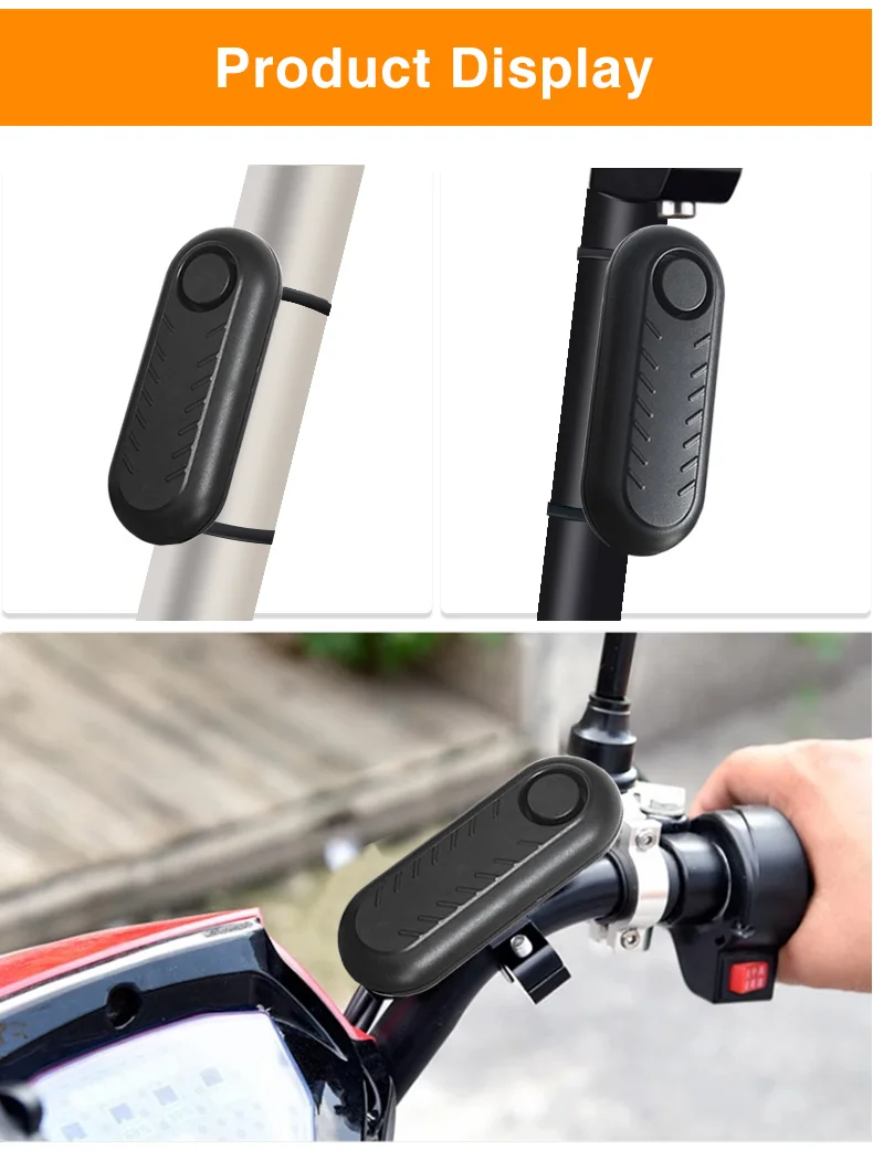 DYGSM Bike Alarm Waterproof Vibration Motorcycle Bicycle/Door Burglar Alarm Ebike Anti Theft 113dB Loud Adjustable Sensitivity