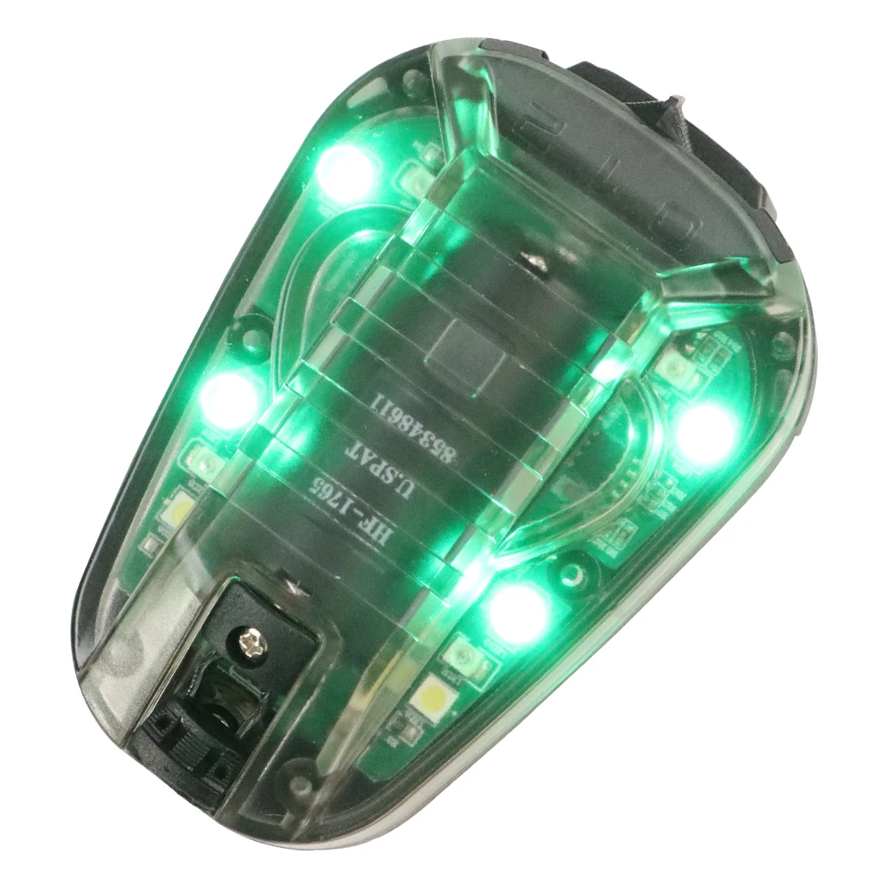 BOOIU Tactical Helmet Light Survival Signal Light Airsoft Helmet IR Lamp Adapter Identification Lamp Outdoor Sports Helmet Light