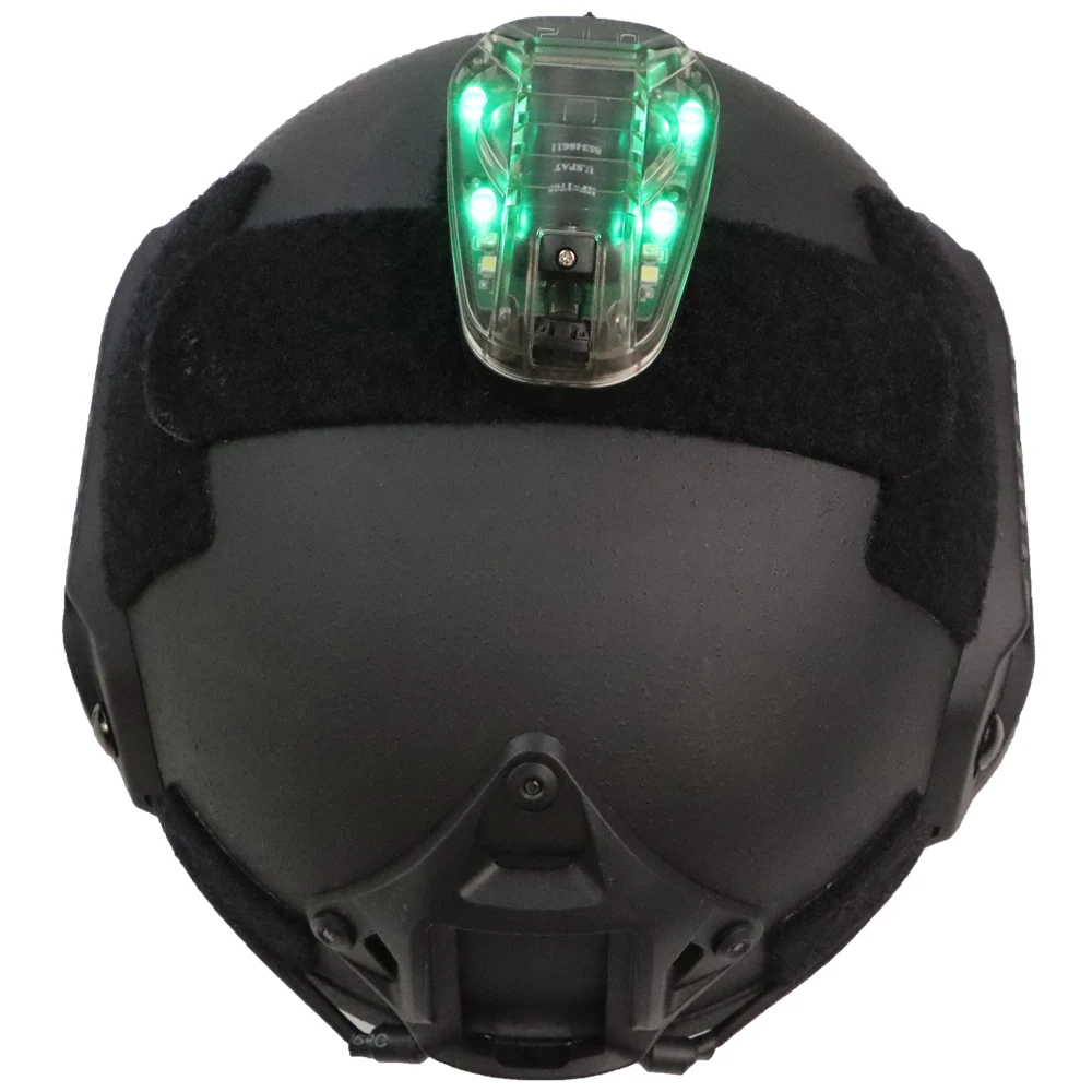 BOOIU Tactical Helmet Light Survival Signal Light Airsoft Helmet IR Lamp Adapter Identification Lamp Outdoor Sports Helmet Light