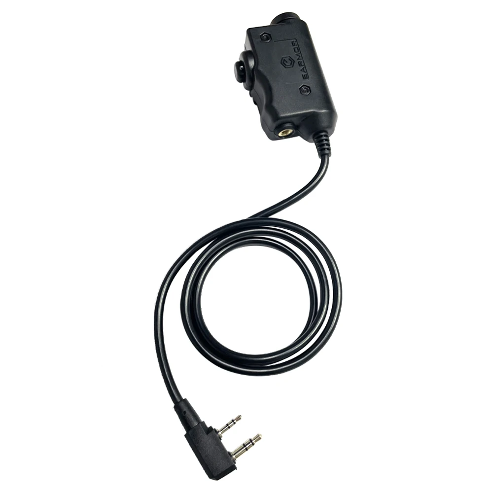 OPSMEN EARMOR M51 push-to-talk PTT Adapter M32 M32H Airsoft Tactical Headset Kenwood Plug Tactical Headset Accessory