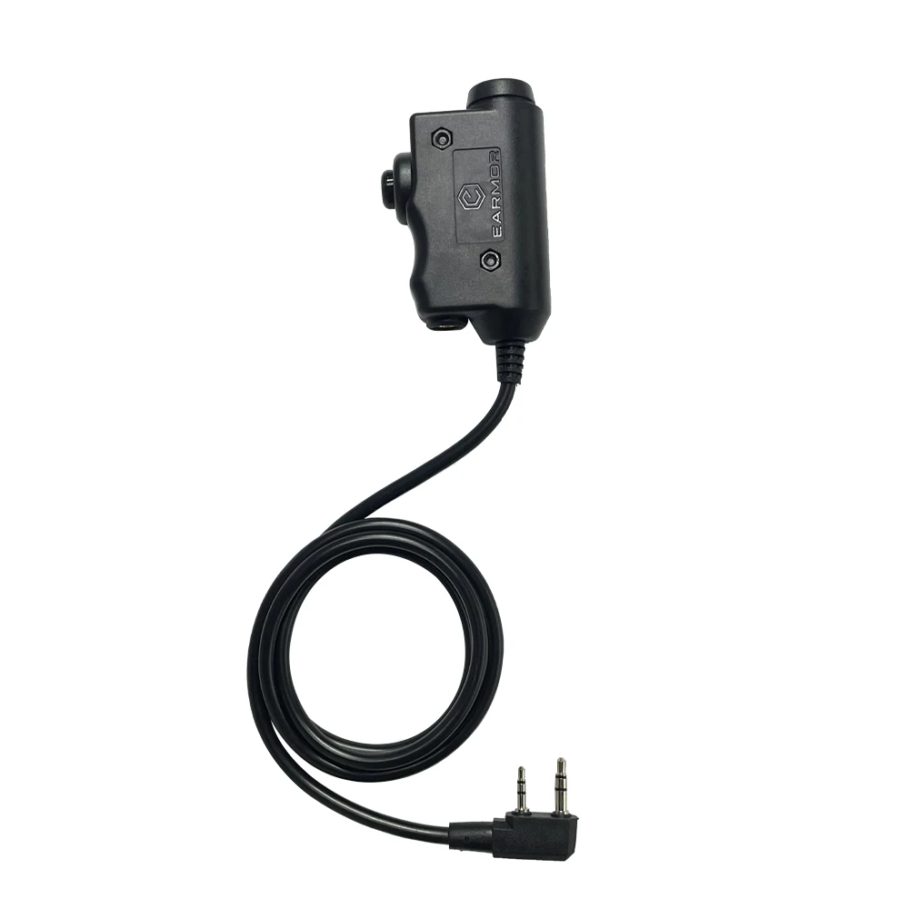 OPSMEN EARMOR M51 push-to-talk PTT Adapter M32 M32H Airsoft Tactical Headset Kenwood Plug Tactical Headset Accessory