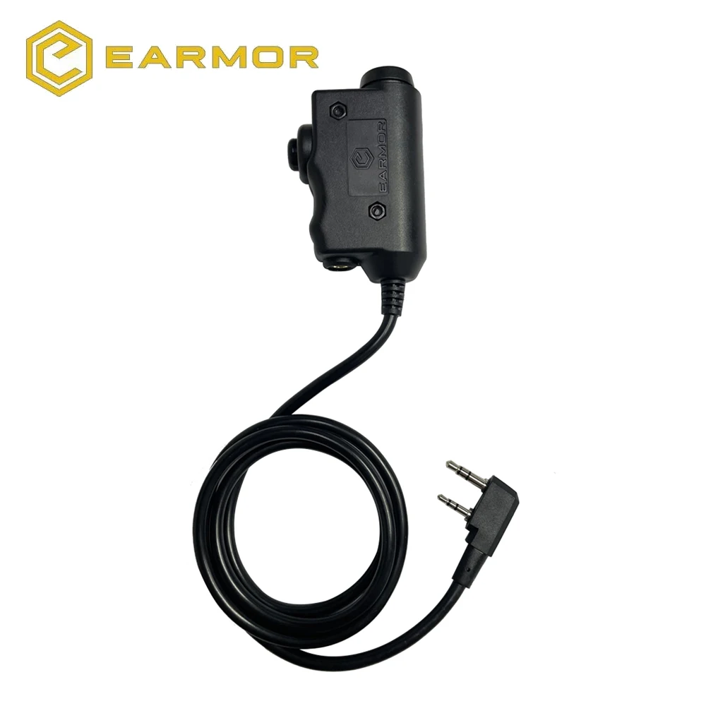 OPSMEN EARMOR M51 push-to-talk PTT Adapter M32 M32H Airsoft Tactical Headset Kenwood Plug Tactical Headset Accessory