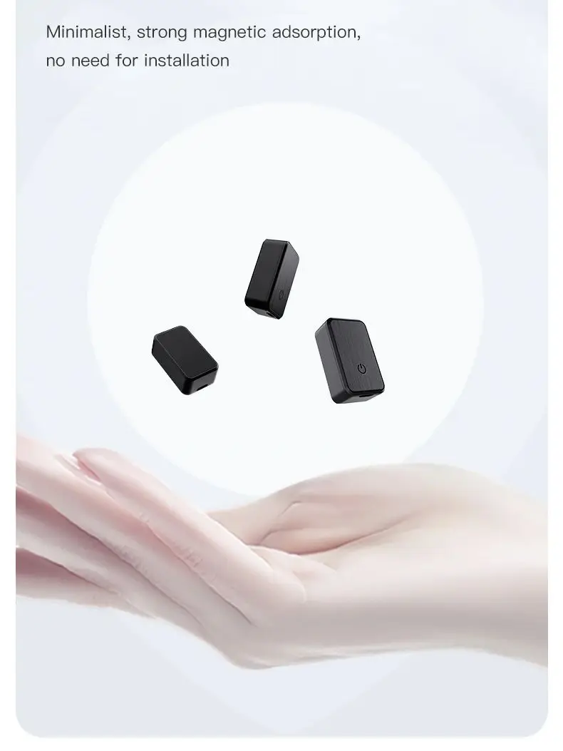 Mini GF08 GPS Car Tracker Real Time Tracking Anti-Theft Anti-lost Key Pet Locator Strong Magnetic Mount SIM Message Positioner