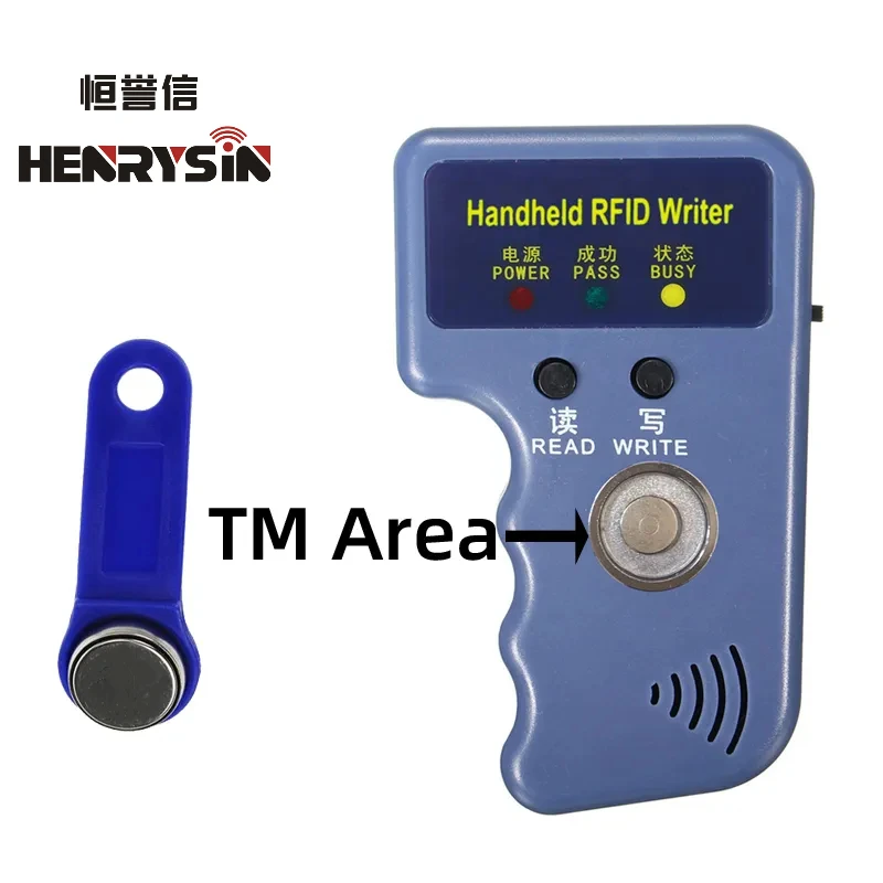RW1990 TM Copier RFID Duplicator Reader TM1990 ibutton DS-1990A I-Button Handheld 125KHz T5577 EM4305 EM4100 Keys Tag Card