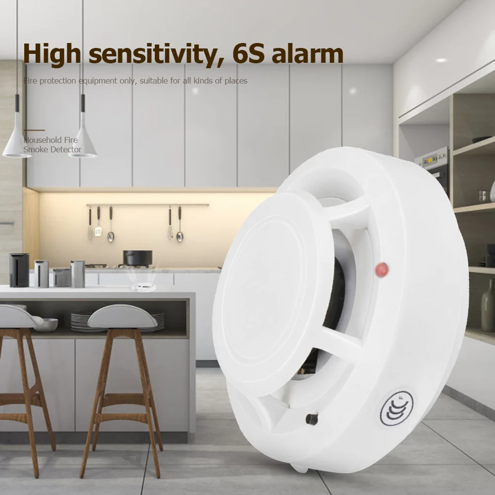 GD-SA1201W Smoke Fire Detector Alarm for Home Security - Reliable and Sensitive Sensor