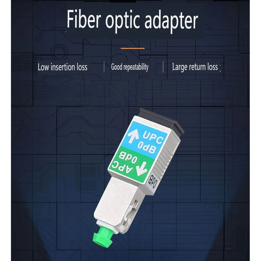 Optical Fiber SC-SC Adapter UPC Cable Adapter APC to UPC Coupler APC Simplex Single Mode Extended Conversion Pair SC Male/Female