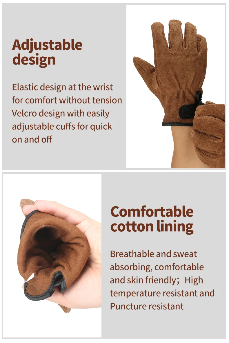 Leather Gloves for Work, rękawiczki skórzane,перчатки рабочие кожаные,Gants de travail cuir,Welding Glove,용접장갑,Mens work Gloves