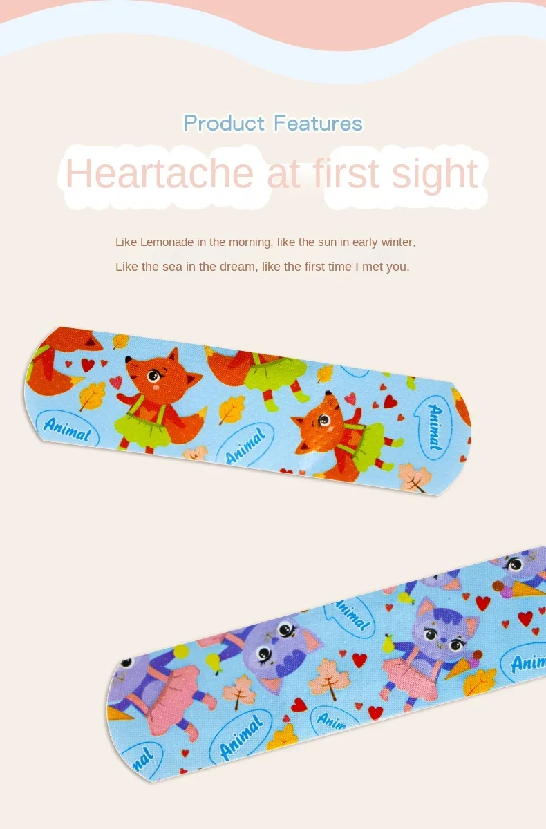120 Pcs/box Cartoon Band-aid Cute Mini Children Breathable Transparent Waterproof Bandage Medical Ok Bandages Hemostatic Patch
