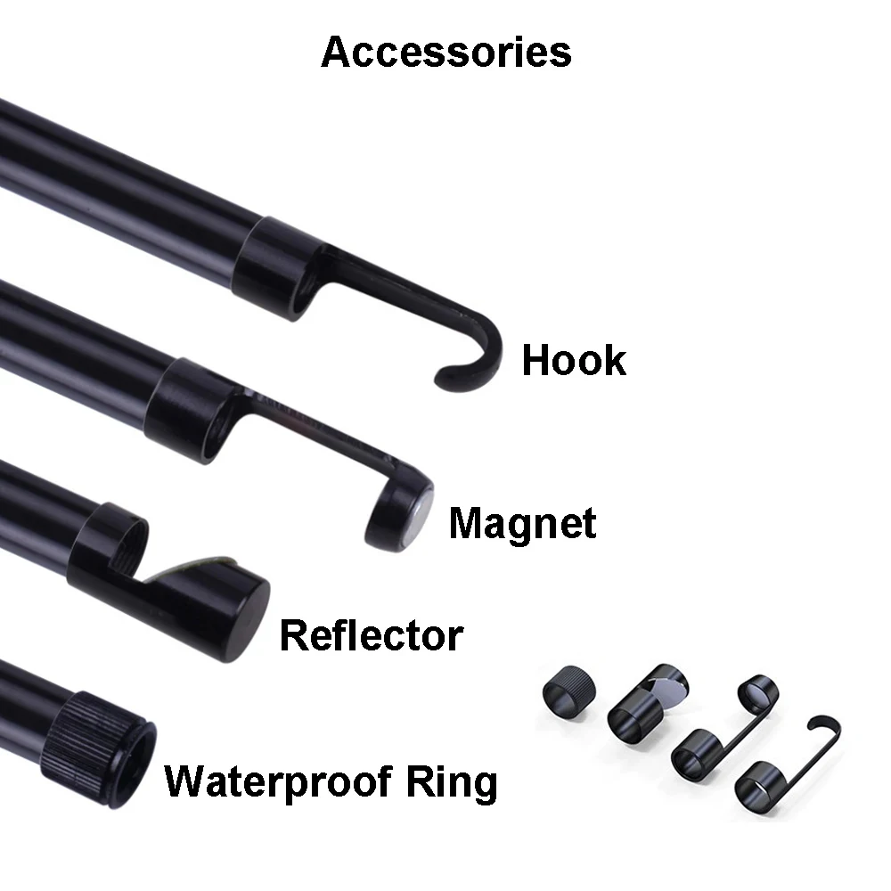 8mm Auto Focus HD1944P Endoscope for Cars Android Phone Type -c 5MP Mini Sewer Inspection Camera Endoscopy Usb Borescope 1-20m