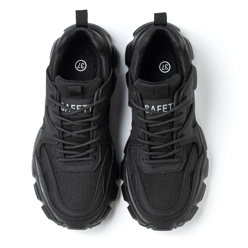 Protective Shoes For Women Men Work Sneakers Fashion Safety Shoes Anti-smash Anti-puncture Indestructible Shoes Work Boot
