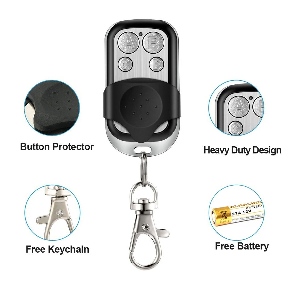 Copy Ditec Remote Control 433mhz Gol4C BIXLS Duplicator Handheld Transmitter 433.92 mhz Fixed Code Command Garage Door Opener